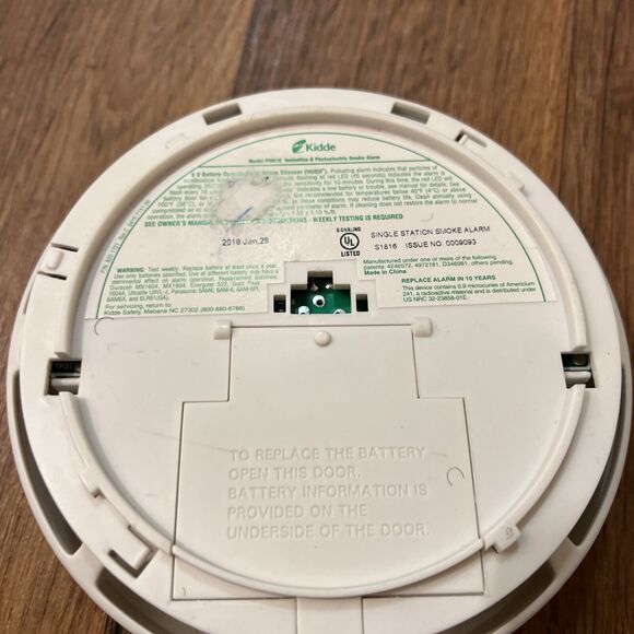 KIDDE SMOKE ALARM DETECTOR PI9010 SINGLE STATION ALARM PHOTOELECTRIC IONIZATION - Picture 7 of 7